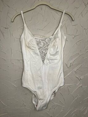 Vintage DeWeese Design Lace Swimsuit Extra Small 70s 80s